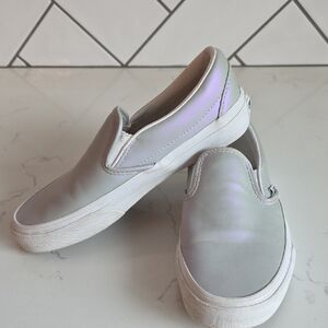Vans Irredecent Women's Slip-On Shoes - Light Purple/silver Hue